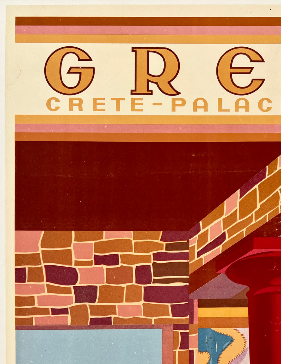 GREECE Poster CRETE - PALACE OF CNOSSOS – CHICAGO VINTAGE POSTERS