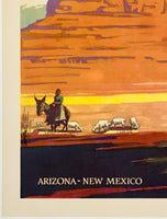 SANTA FE RAILROAD - NAVAJO LAND - ARIZONA - NEW MEXICO