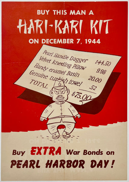 BUY THIS MAN A HARI-KARI KIT - BUY EXTRA WAR BONDS