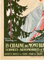 LA CHAINE DU MONT-BLANC - L'AGUILLE DU DRU - CHAMONIX - PLM