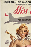 PAN AM - MISS UNIVERSE 1953 - PAN AMERICAN WORLD AIRWAYS