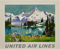 UNITED AIR LINES - GLACIER PEAK, WASHINGTON