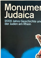 MONUMENTA JUDAICA 1963 - German Exhibition Poster