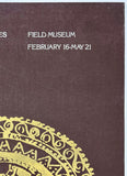 FIELD MUSEUM - PERU'S GOLDEN TREASURES - 1978 EXHIBIT POSTER