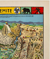 YOSEMITE Cartoon Map