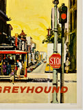 SAN FRANCISCO - GO GREYHOUND - Mini Poster