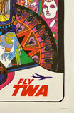 LAS VEGAS - FLY TWA - Playing Card