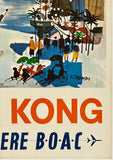 HONG KONG - JET THERE BY B.O.A.C. - THE NOON DAY GUN