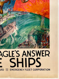SEND THE EAGLE'S ANSWER - MORE SHIPS - UNITED STATES SHIPPING BOARD