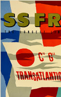 SS FRANCE - FRENCH LINE - CIE. GLE. TRANSATLANTIQUE - NEW YORK / HAVRE