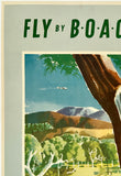 FLY BY BOAC & QANTAS - AUSTRALIA