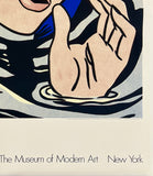 ROY LICHTENSTEIN - DROWNING GIRL - MUSEUM OF MODERN ART NEW YORK MOMA 1989