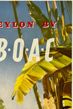FLY TO CEYLON BY BOAC