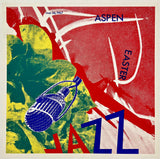 Original vintage JAMES ROSENQUIST - ASPEN EASTER JAZZ 1967 linen backed pop art poster plakat affiche.