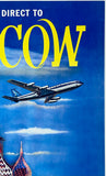 SABENA - BELGIAN WORLD AIRLINES - NEW YORK DIRECT TO MOSCOW