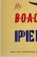 FLY BOAC - PERU - BRITISH OVERSEAS AIRWAS CORPORATION