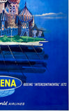 SABENA - BELGIAN WORLD AIRLINES - NEW YORK DIRECT TO MOSCOW