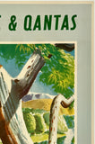 FLY BY BOAC & QANTAS - AUSTRALIA