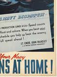 FULL SPEED AHEAD! PRODUCE FOR YOUR NAVY - VICTORY BEGINS AT HOME!