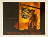 Vintage movie poster for 'High Plains Drifter' featuring Clint Eastwood.