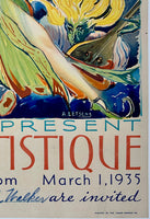 BAL ARTISTIQUE - KOKOON ARTS CLUB 1935 (Invitation in Cursive)