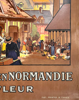 CHEMINS DE FER DE L'ETAT - EXCURIONS EN NORMANDIE - HONFLEUR