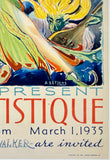 BAL ARTISTIQUE - KOKOON ARTS CLUB 1935 (Invitation in Printed Handwriting)