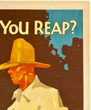 WHAT DO YOU REAP? WHAT DO YOU SOW? Mather Motivational Poster