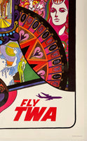 LAS VEGAS - FLY TWA - Playing Card