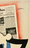 SPORTS-ECHOS Belgian Newspaper Poster