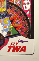 LAS VEGAS - FLY TWA - Playing Card
