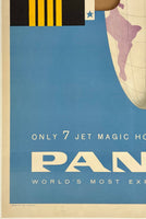 EUROPE - PAN AM - ONLY 7 JET MAGIC HOURS FROM NEW YORK