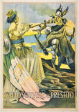 Rare original vintage SOTTOSCRIVETE AL PRESTITO Italian World War I WWI linen backed military propaganda poster plakat affiche by artist Capranesi circa 1917.