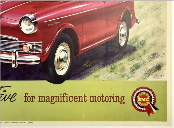 Bmc Riley Riviera RILEY Poster ONE POINT FIVE BMC BEA – CHICAGO VINTAGE POSTERS