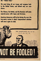 HITLER WANTS US TO BELIEVE...AMERICANS WILL NOT BE FOOLED!