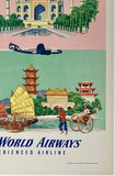 FLY BY CLIPPER TO THE NEAR EAST, INDIA & PAKISTAN, ORIENT - PAN AMERICAN WORLD AIRWAYS - PAN AM