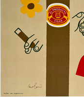 EL PRODUCTO CIGARS - FOR DAD...WITH LOVE AND KISSES - Paul Rand