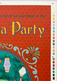 MAD TEA PARTY - DISNEYLAND - FANTASYLAND Uncut Printer's Proof - Hand Numbered DL/10 in Pencil