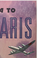 FLY TWA TO PARIS - TRANS WORLD AIRLINES