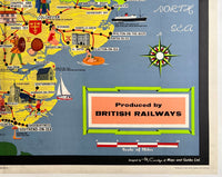 A MAP OF ESSEX, HERTFORDSHIRE, SUFFOLK - BRITISH RAILWAYS