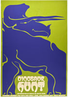 Original vintage Chicago Field Museum Dinosaur Hunt 1971 linen backed silkscreen museum exhibit poster plakat affiche.