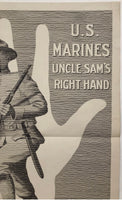 U.S. MARINES - UNCLE SAM'S RIGHT HAND