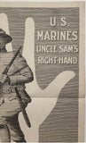 U.S. MARINES - UNCLE SAM'S RIGHT HAND