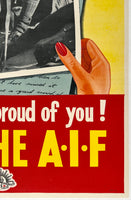 MAKE THEM PROUD OF YOU! JOIN THE A-I-F
