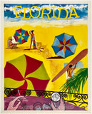 FLORIDA - GO GREYHOUND - Mini Poster