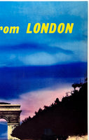 FLY BEA FROM LONDON TO PARIS - BRITISH EUROPEAN AIRWAYS