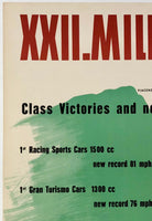 PORSCHE - XXII. MILLE MIGLIA 1955 - CLASS VICTORIES AND NEW RECORDS SINCE 1952