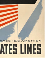 UNITED STATES LINES - EUROPE - NEW S.S. UNITED STATES - S.S. AMERICA