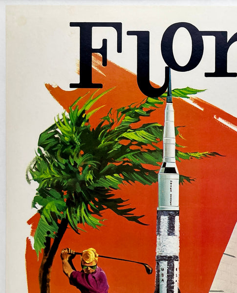 Original Vintage Poster FLORIDA - DELTA AIR LINES – CHICAGO VINTAGE POSTERS