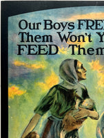 OUR BOYS FREED THEM WON'T YOU FEED THEM? JEWISH WAR SUFFERERS